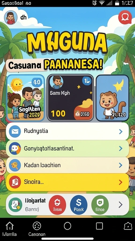 Tampilan awal yang menarik dan intuitif.