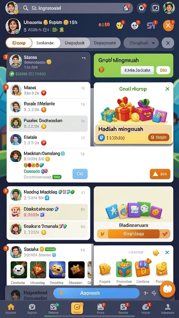 Screenshot menampilkan grafis luar angkasa yang memukau.