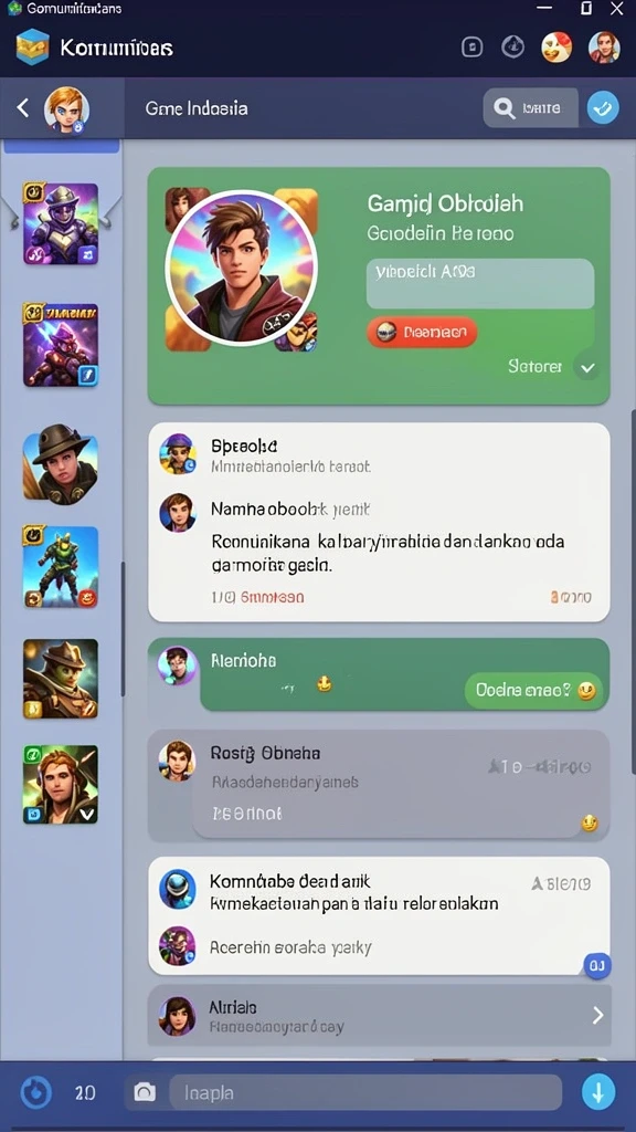 Karakter yang beragam untuk pengalaman bermain yang lebih seru.