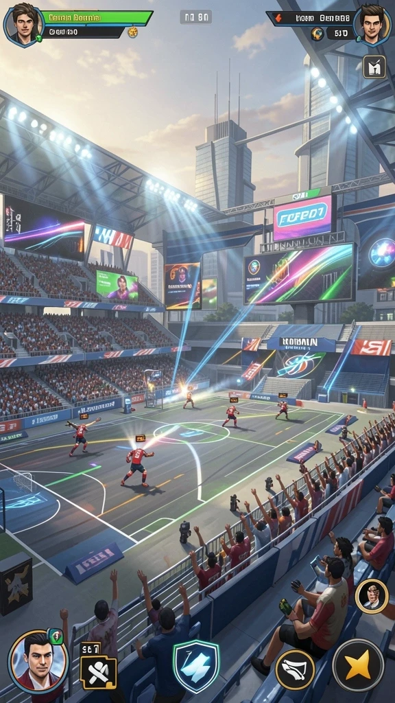 Fitur multiplayer yang memungkinkan bersaing dengan teman.