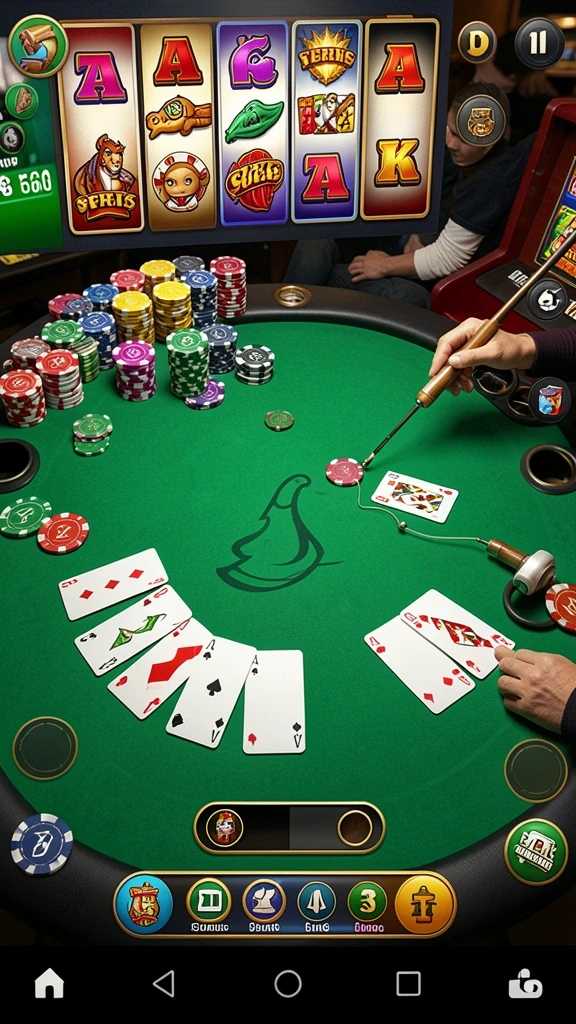 Screenshot gameplay dengan aksi seru.