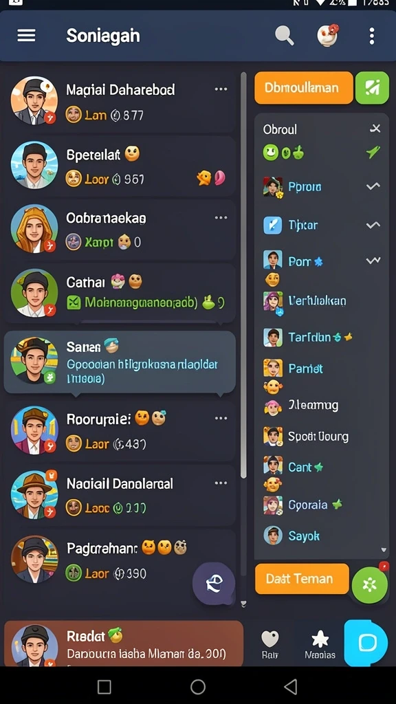 Tampilan utama aplikasi AMAN69 yang menawan.