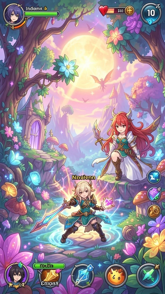 Screenshot memperlihatkan interaksi multiplayer yang seru.