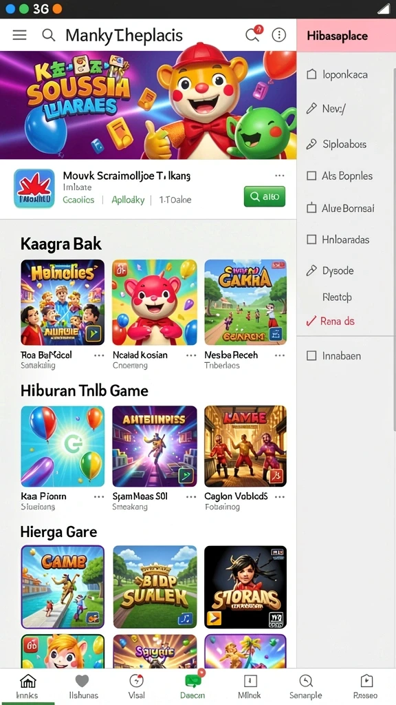 Gameplay yang menantang dengan berbagai level.