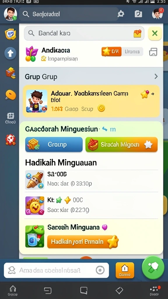Gameplay yang seru dengan banyak pilihan mode.