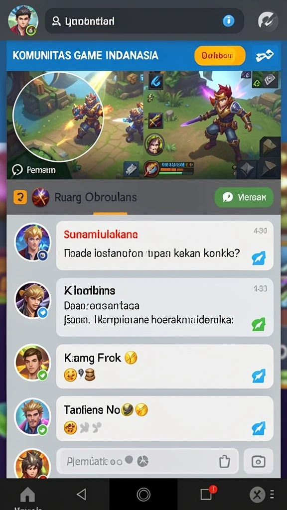 Tampilan antarmuka utama yang menarik.