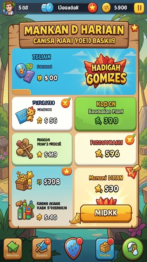 Screenshot memperlihatkan momen pertarungan epik di dalam game.