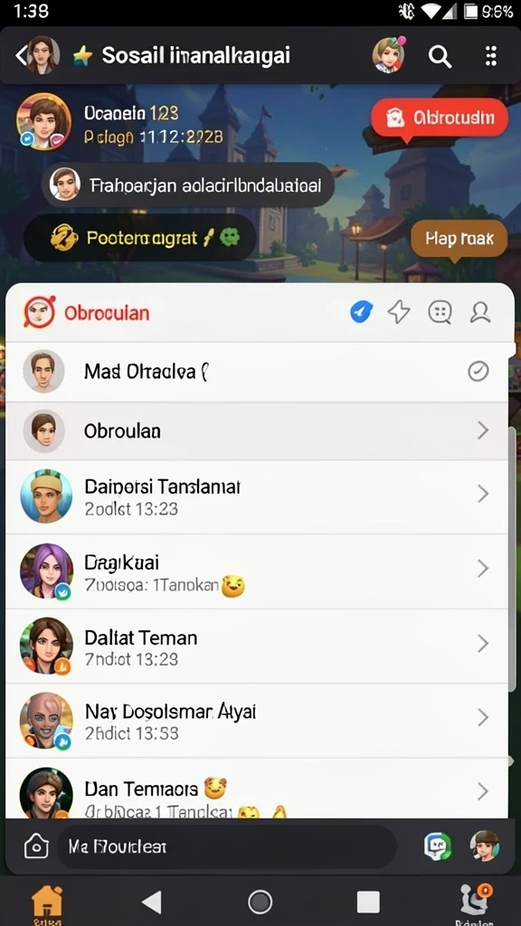 Karakter yang dapat disesuaikan sesuai dengan keinginan pemain.