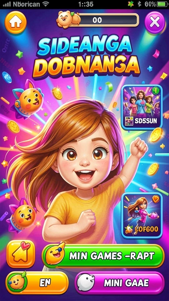 Tangkapan layar menampilkan karakter utama di level baru.