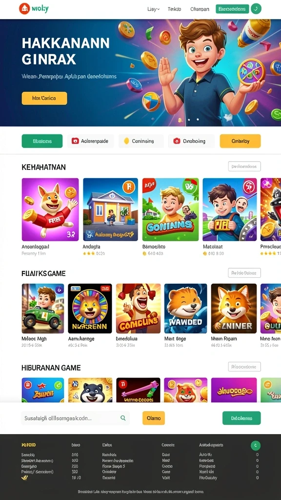 Antarmuka permainan yang intuitif dan mudah digunakan.