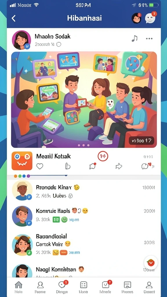 Gambaran mode multiplayer yang seru dan interaktif.