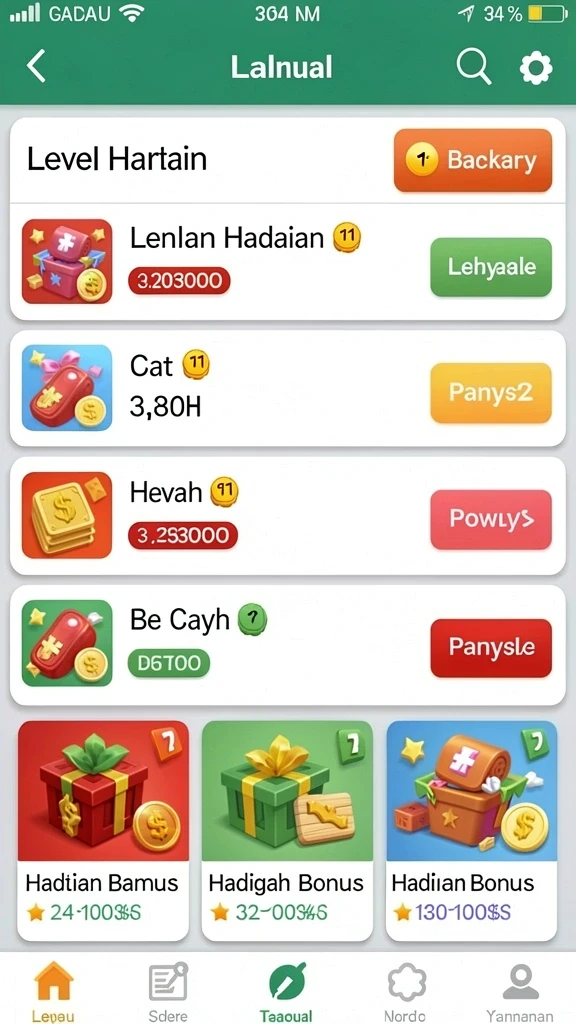 Tampilan antarmuka yang modern dan user-friendly.