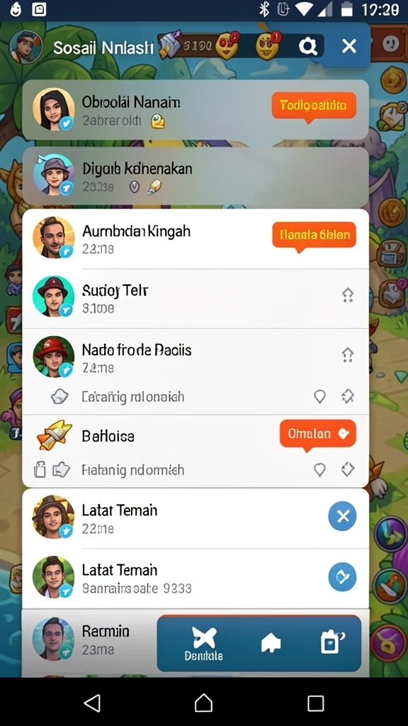 Tampilan antarmuka yang modern dan menarik.