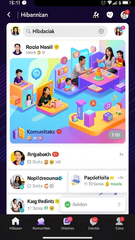 Tampilan antarmuka yang menarik dan user-friendly.