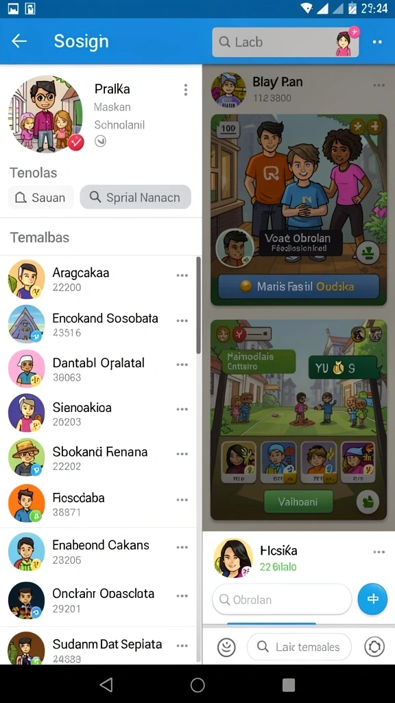 Pengalaman multiplayer yang seru dan interaktif.