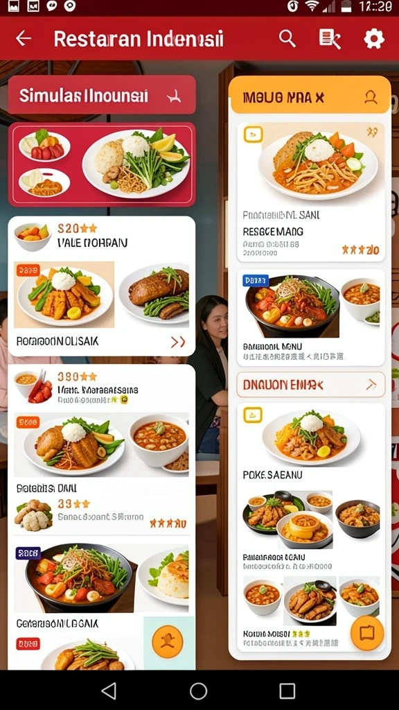 Tampilan antarmuka yang user-friendly dan menarik.