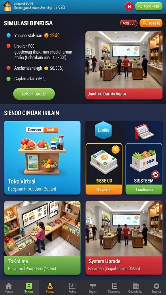 Tangkapan layar dari mode multiplayer yang mendebarkan.