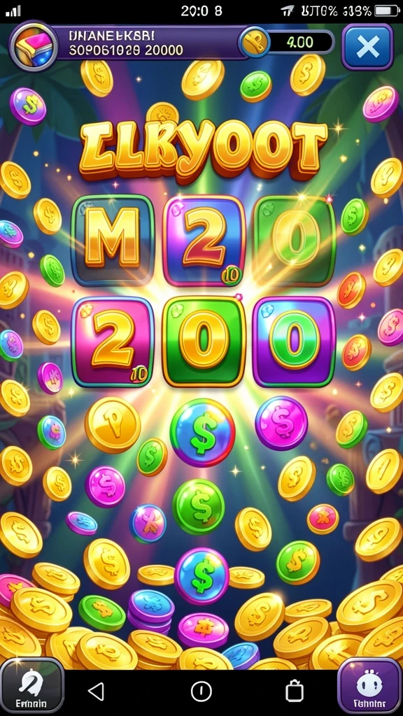 Screenshot aplikasi MEGAWIN777 - Menampilkan fitur slot terbaru.