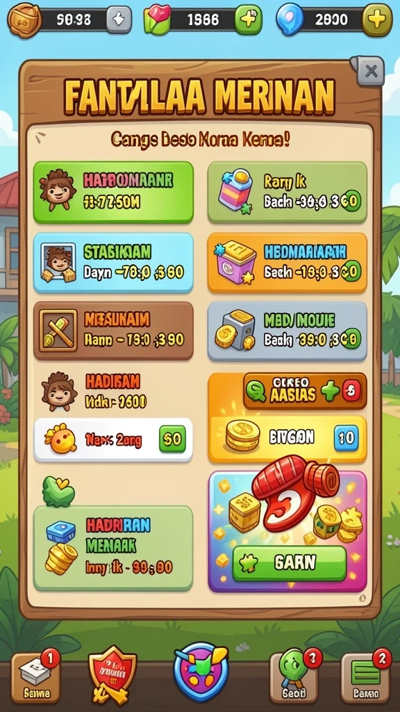 Berbagai karakter unik untuk dipilih sesuai gaya permainan.