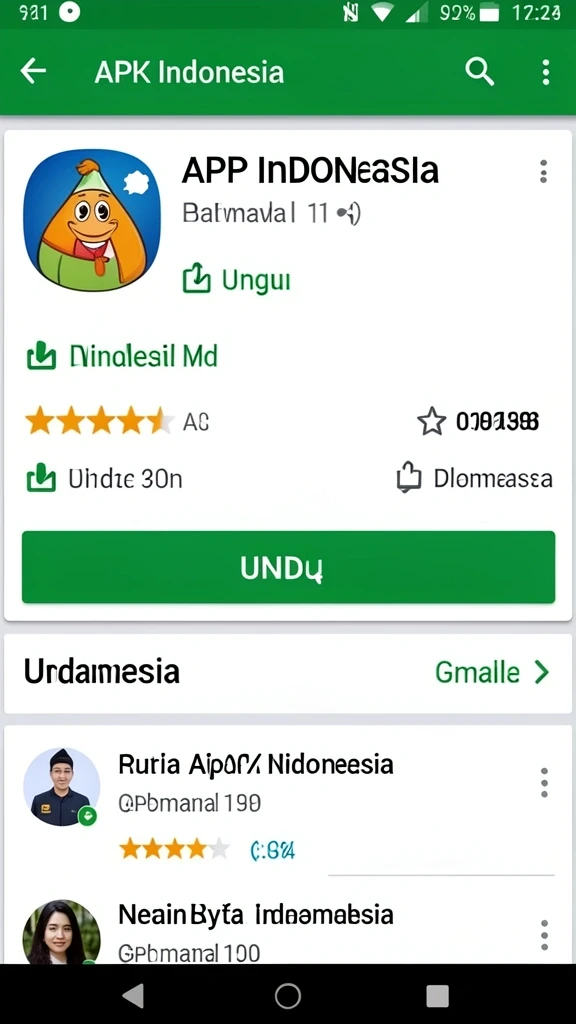 Tampilan awal yang menarik dan penuh warna.