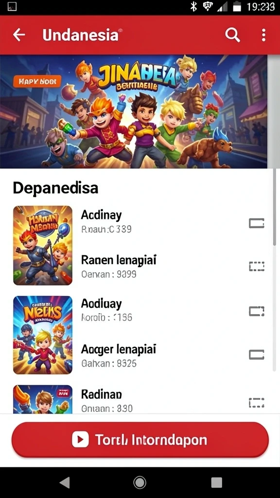 Tampilan antarmuka pengguna yang intuitif.