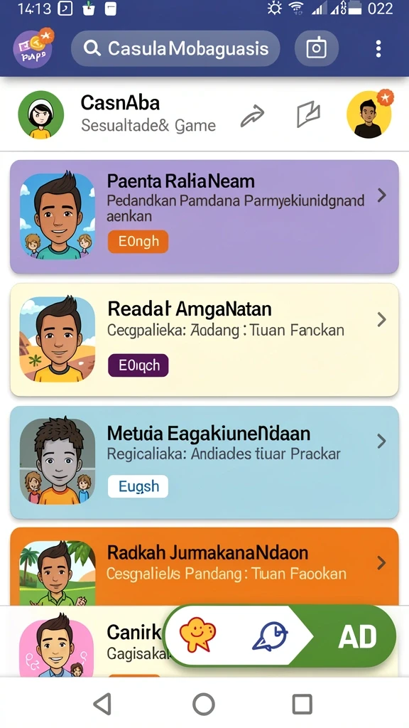 Menampilkan karakter saat bertarung melawan musuh.