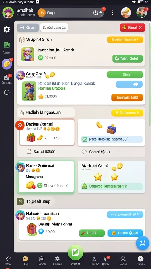 Tampilan antarmuka yang ramah pengguna.