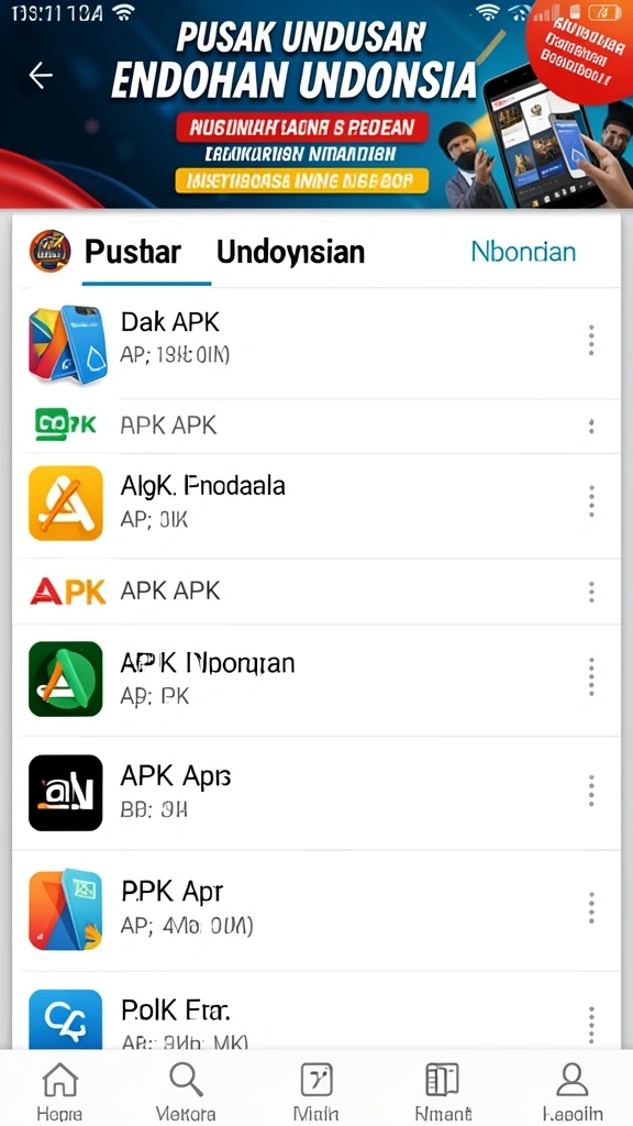 Tampilan awal permainan yang menarik.