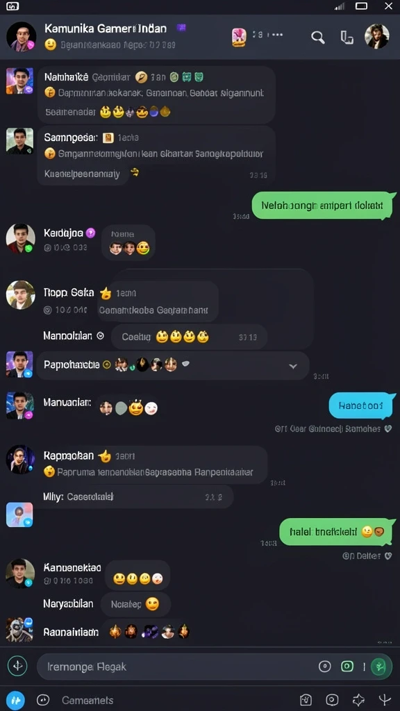 Tangkapan layar fase menantang dengan musuh yang agresif.