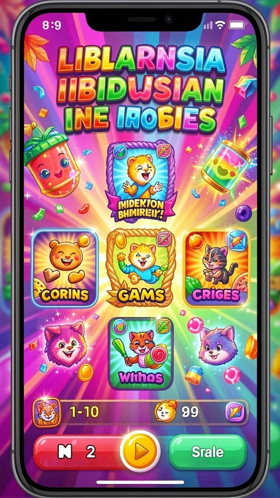Screenshot memperlihatkan level baru yang menantang.