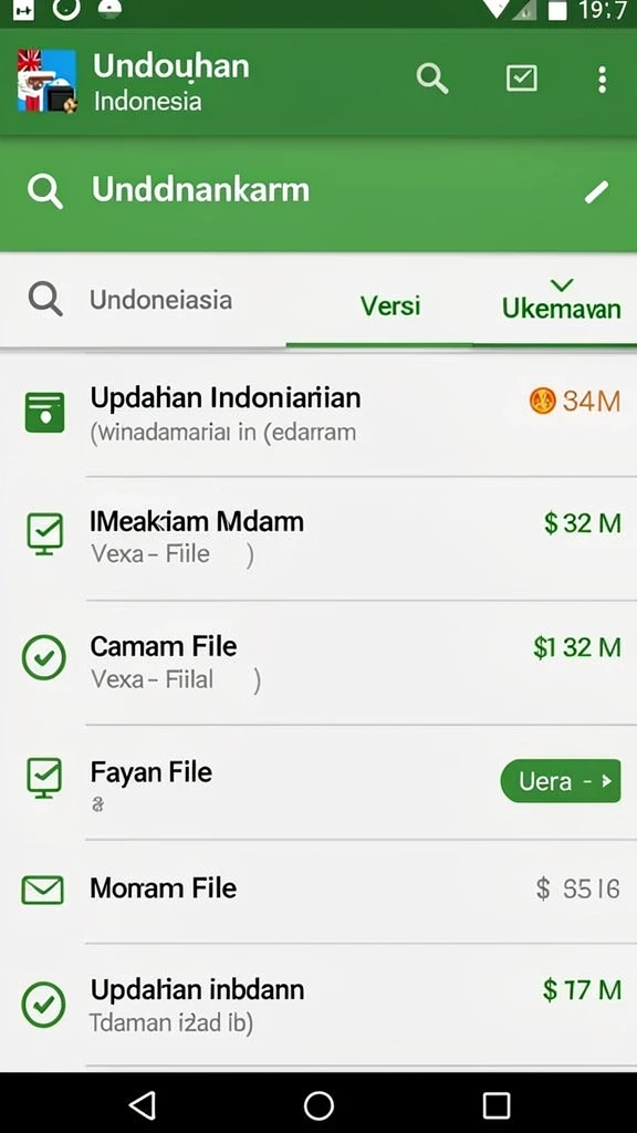 Layar permainan dengan grafik yang memukau dan detail.