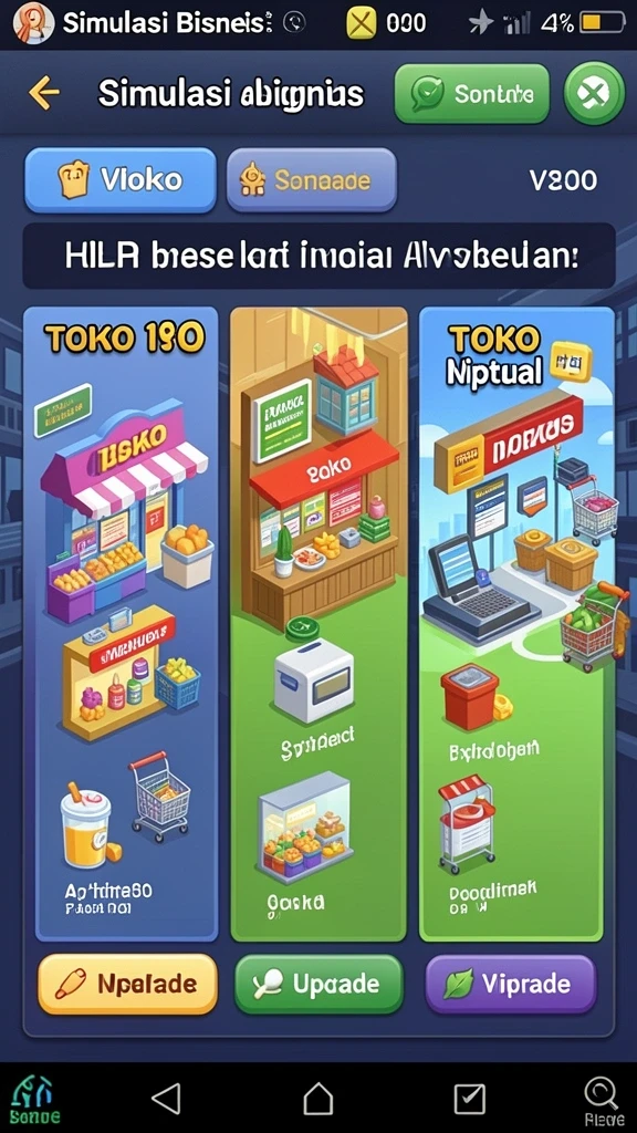 Gameplay yang seru dan penuh tantangan di setiap level.