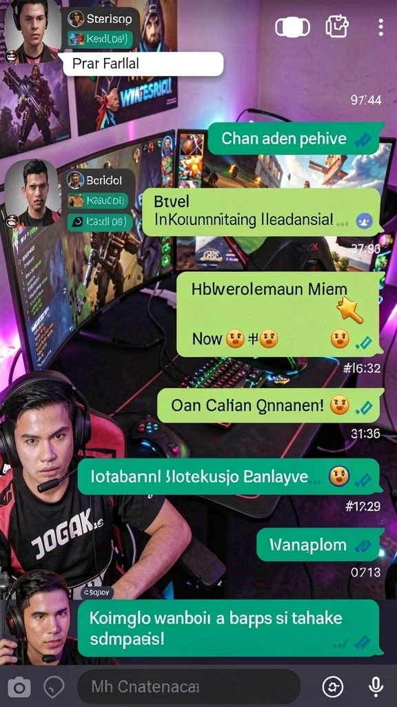 Komunitas aktif dengan banyak interaksi sosial.