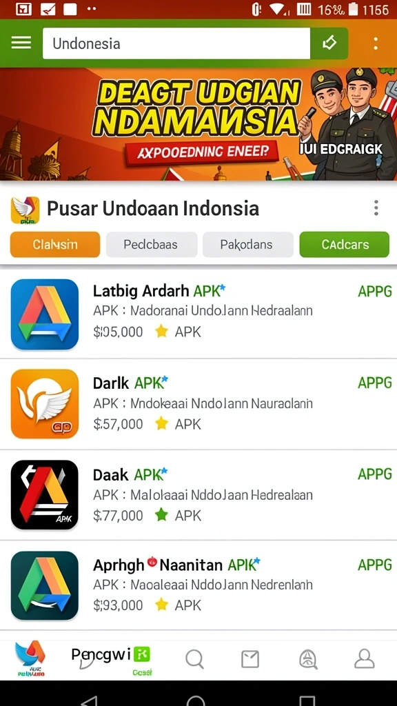 Beragam permainan menarik untuk dipilih.