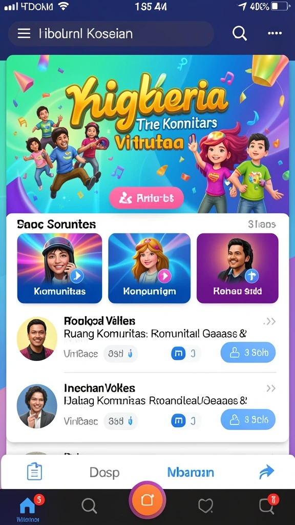 Tampilan awal aplikasi WAJIK777 yang menarik.