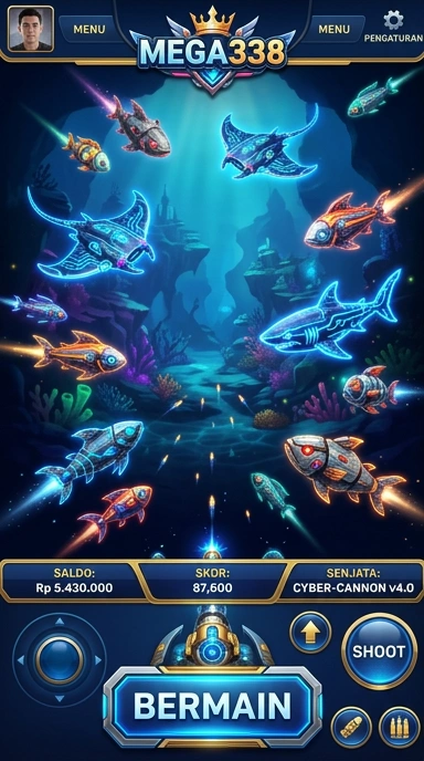 mega338 — layar beranda