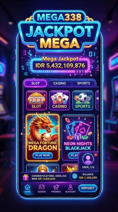 mega338 — menu pengaturan
